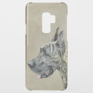Great Dane (Brindle) Painting - Original Dog Art Uncommon Samsung Galaxy S9 Plus Case