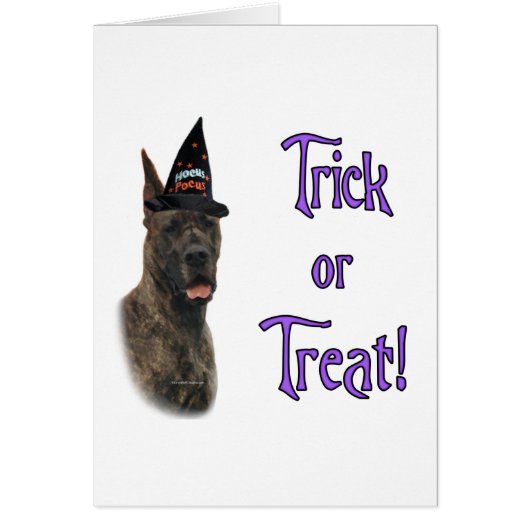 Great Dane (brindle) Trick Cards (Front)