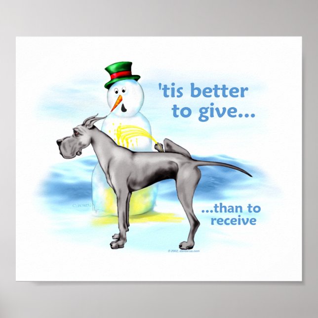 Great Dane BTG Black Poster (Front)