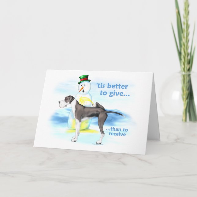 Great Dane BTG Mantle UC Holiday Card (Front)