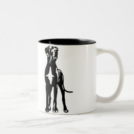 Great Dane Buddys Two-Tone Coffee Mug