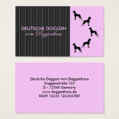 Great Dane Business Card (Front & Back)