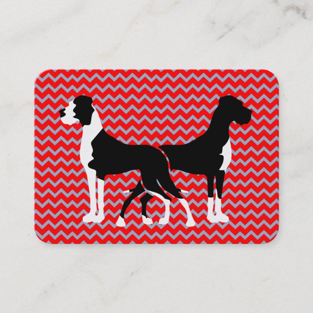 Great Dane Businesscards Business Card (Front)