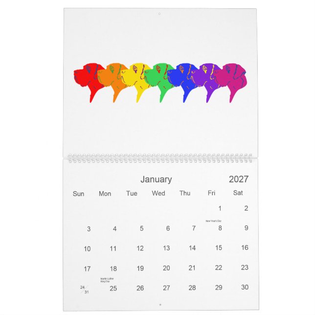 Great Dane Calendar (Jan 2027)