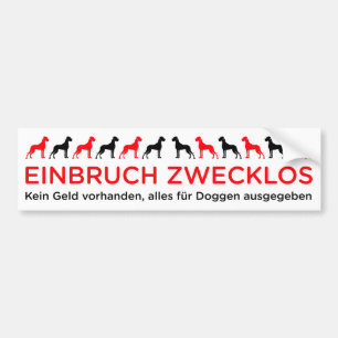 Great Dane Car Sticker