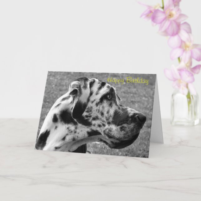 GREAT DANE CARD (Orchid)