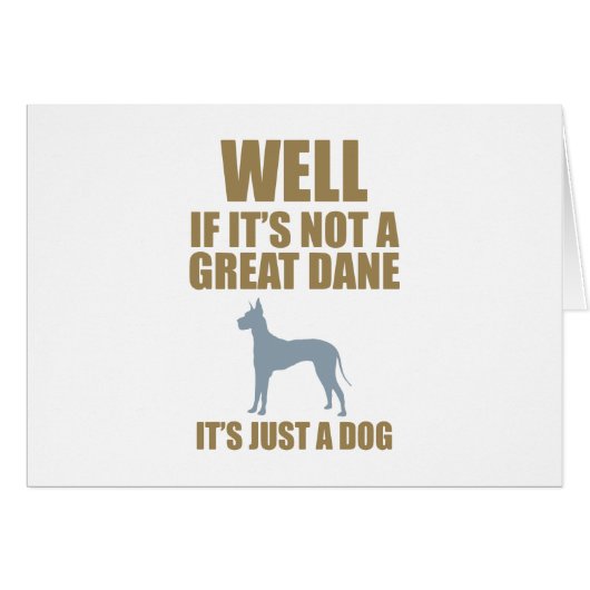Great Dane Cards (Front Horizontal)