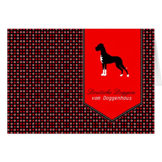 Great Dane Cards (Front Horizontal)