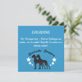 Great Dane Cards German language (Standing Front)