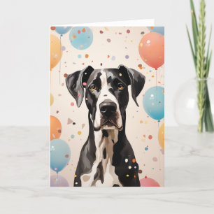 Great Dane Celebration Greeting Card