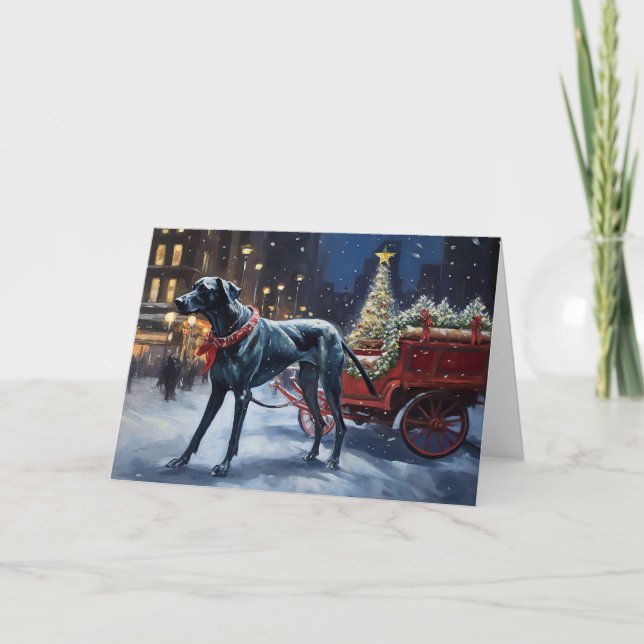 Great Dane Christmas Card (Front)