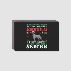Great Dane Christmas fun Classic T-Shirt Car Magnet