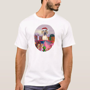 Great Dane Christmas Surprise Fawn UC T-Shirt