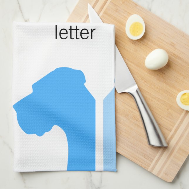 Great Dane Collections Bluemin Kitchen Towel (Quarter Fold)