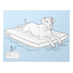 Great Dane coloring contest fun  Notepad