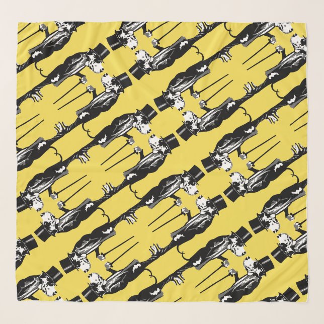 Great Dane cool modern pattern Scarf (Front (Horizontal))