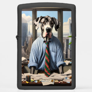 Great Dane Corporate Businessman Zippo Lighter