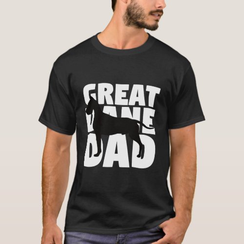 Great Dane Dad Hoodie Dog Father Great Dane Gift T_Shirt