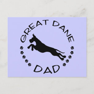 Great Dane Dad Jumper Postcard