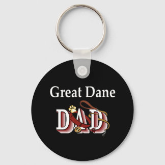 great dane dad Keychain