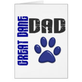 GREAT DANE DAD Paw Print 2 (Front)