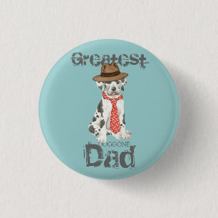 Great Dane Dad Pinback Button