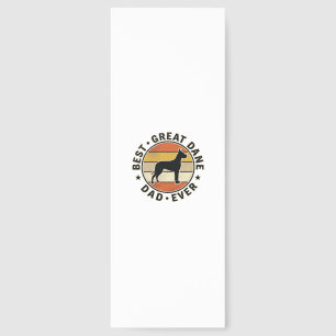 Great Dane Dad Vintage Sunset Dog Lover Shirt_1 Bookmarks