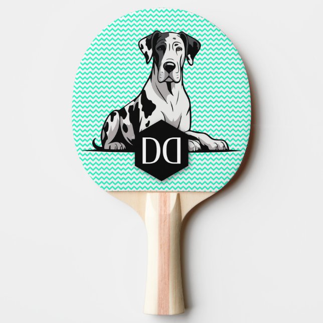 Great Dane DD Identity Ping Pong Paddle (Back)