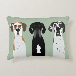 Great Dane Dog Accent Pillow
