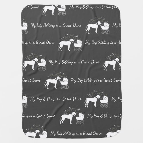 Great Dane Dog Baby Shower Puppy Grey
