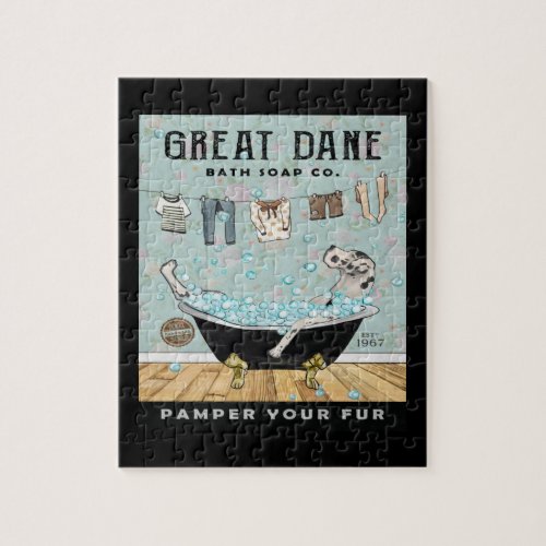 Great Dane Dog Bath Soap Company Jigsaw Puzzle