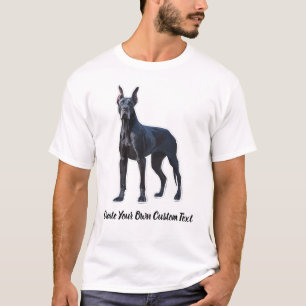 Great Dane Dog Create Your Own Custom Text T-Shirt