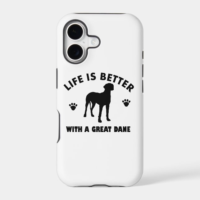 Great Dane dog design Case-Mate iPhone Case (Back)