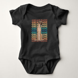 Great Dane Dog Dog Owner Great Danes Baby Bodysuit
