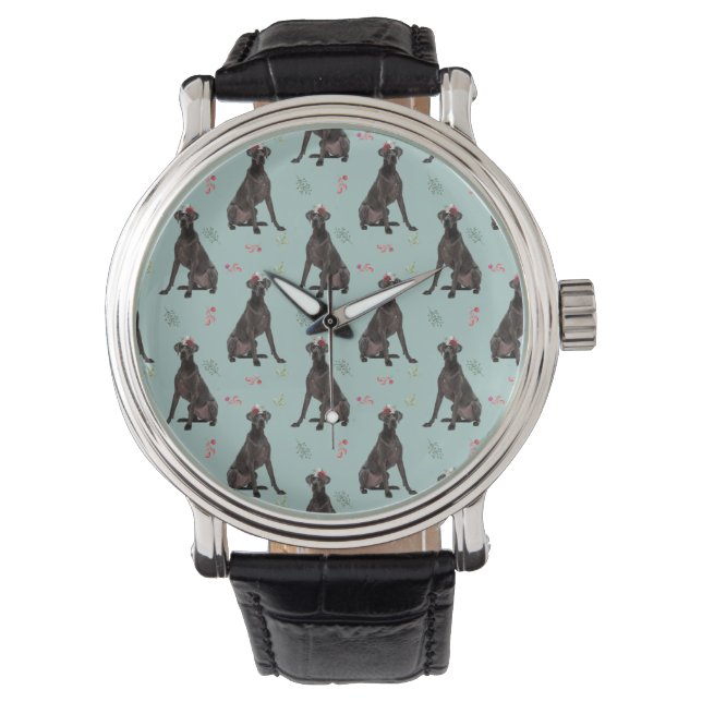 Great Dane Dog Fan, Men Women & Kids, Dog Lover Watch (Front)