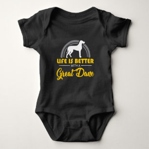 Great Dane Dog Gift - Pet Owner Animal Love Baby Bodysuit