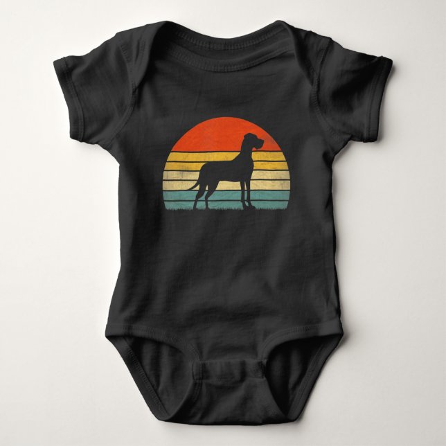 Great dane dog gifts men women kids baby bodysuit (Front)