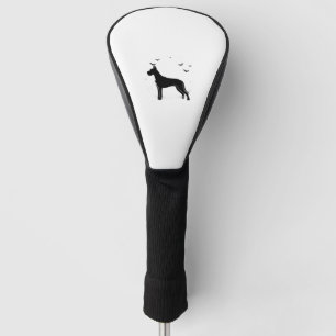 Great Dane Dog – Halloween Moon Silhouette Classic Golf Head Cover
