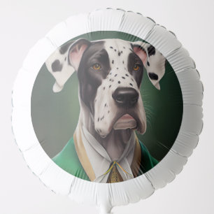 Great Dane Dog in St. Patrick's Day Dress Balloon