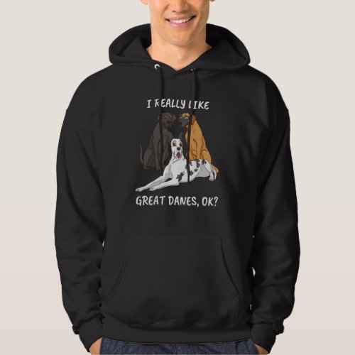 Great Dane Dog Lover Women Dog Owner Great Dane Hoodie