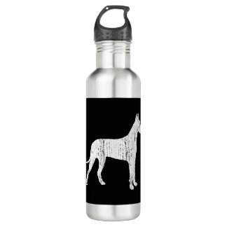 Great Dane Dog Owner Gift Vintage Animal Stainless Steel Water Bottle