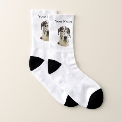 Great Dane dog Socks