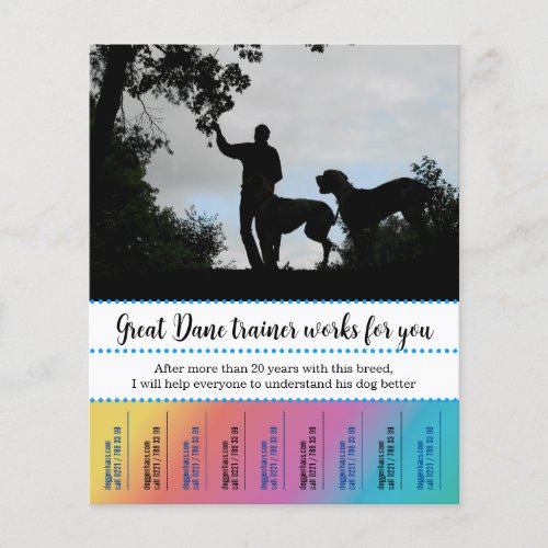 Great Dane Dog Trainer Flyer