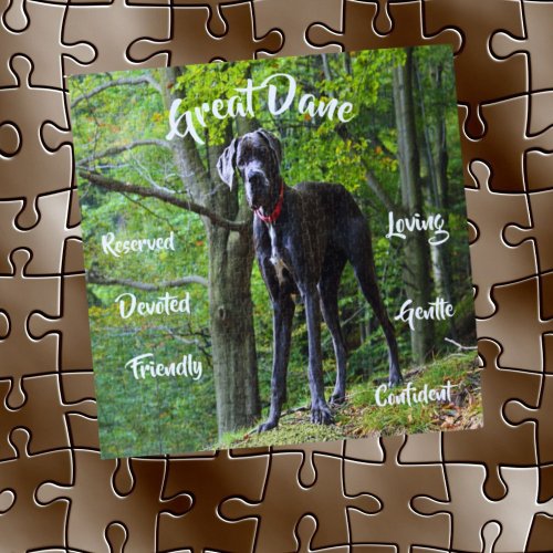 Great Dane Dog Traits Jigsaw Puzzle Game