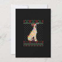 Great Dane Dog Ugly Sweater Christmas Puppy Dog Lo Invitation