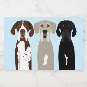 Great Dane Dogs Food Label