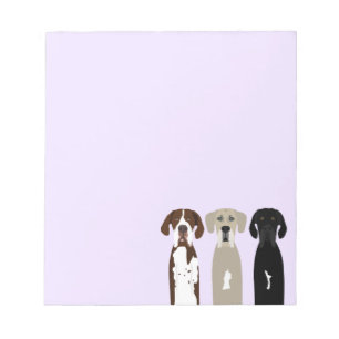 Great Dane Dogs Notepad