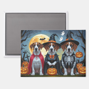 Great Dane Dogs Pumpkin Halloween Funny Magnet