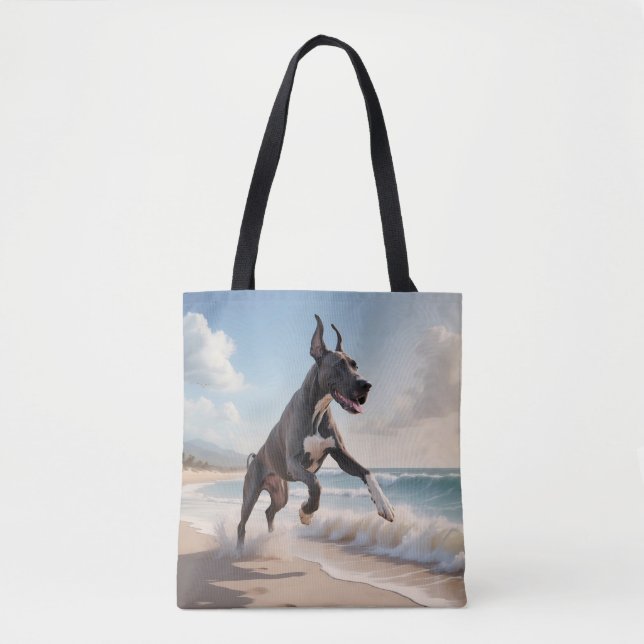 Great Dane Elegant Shoulder Tote Bag (Front)