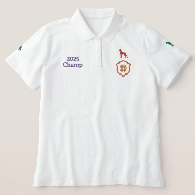 Great Dane Embroidered Polo Shirt (Design Front)